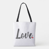 TOTE BAG COEUR AMOUR (Dos)