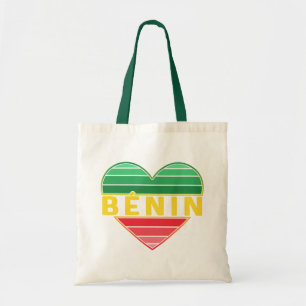 Tote Bag Coeur béninois, I Love Bénin