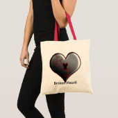 Tote Bag Coeur brisé (Devant (produit))