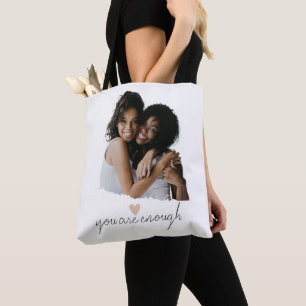 Tote Bag Coeur Brut Minimaliste - Vous En Êtes Assez -