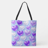 Tote Bag Cœur bulle (Dos)