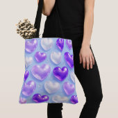 Tote Bag Cœur bulle (De près)
