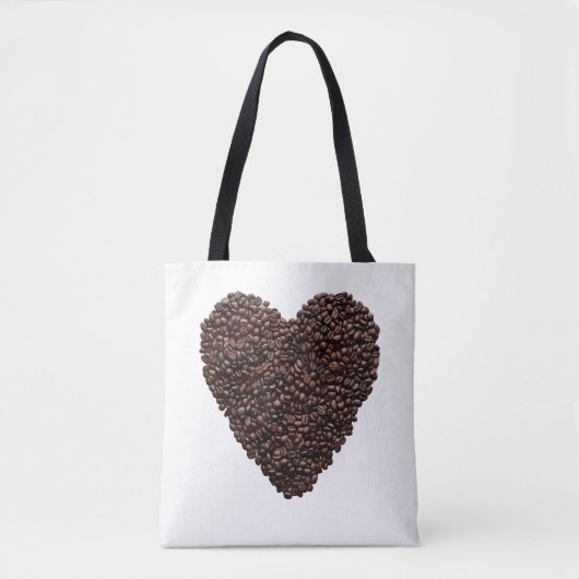 Tote Bag Coeur café (Devant)