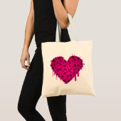 Tote Bag coeur d'amorce (Devant (produit))