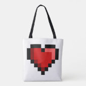 Tote Bag Coeur d'amour (Dos)