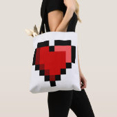 Tote Bag Coeur d'amour (De près)