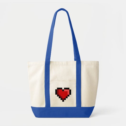 Tote Bag Coeur d'amour (Devant)