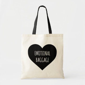 Tote Bag Coeur de bagages émotionnel Fourre-tout