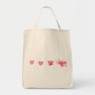 Tote Bag Coeur de bonbons brisé