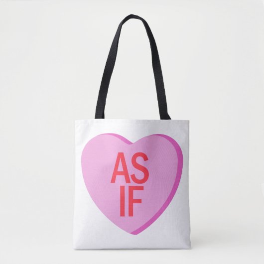 Tote Bag Coeur de bonbons - COMME SI (Devant)
