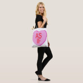 Tote Bag Coeur de bonbons - COMME SI (Sur le modèle)