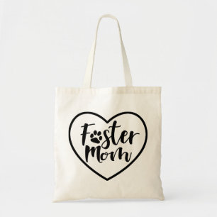 Tote Bag Coeur de Foster Dog Mom