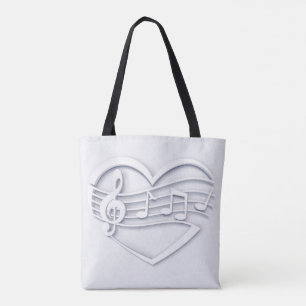 Tote Bag "Coeur de musique"
