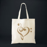 Tote Bag Coeur de musique Coeur de basse basse aigu - Lark<br><div class="desc">Coeur de musique, Coeur de basse en contrebas, inspiration, amour, passion</div>