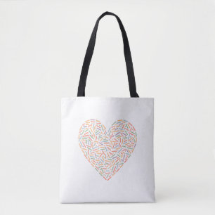 Tote Bag Coeur doux Saupoudrer bébé