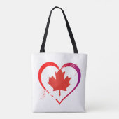 Tote Bag Coeur du Canada (Dos)