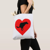 Tote Bag Coeur du chien (De près)