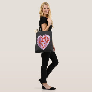 Tote Bag Coeur élégant
