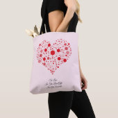 Tote Bag Coeur en points (De près)