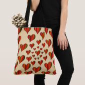 Tote Bag Cœur Fuseau (De près)
