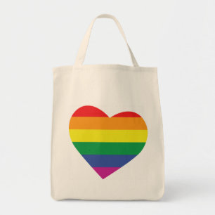 Tote Bag Coeur gay pride