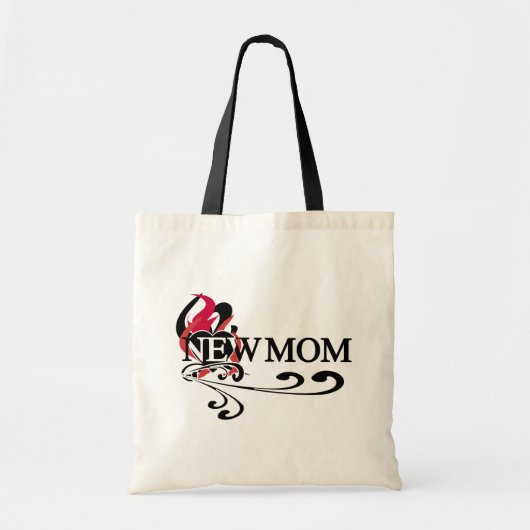 Tote Bag Coeur gothique Nouveau maman Tshirts et cadeaux (Devant)