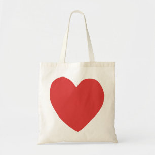 Tote Bag coeur imparfait (rouge)