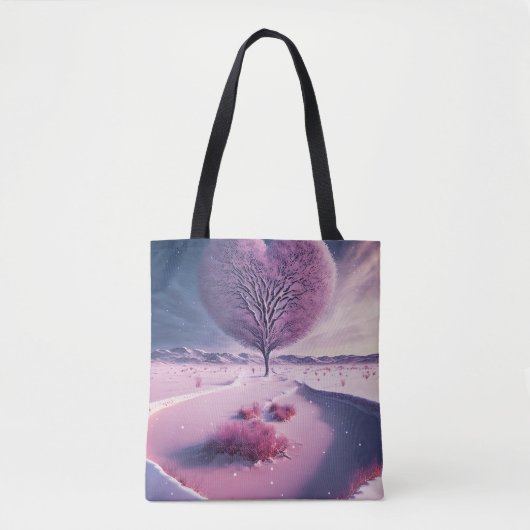 Tote Bag Coeur lumineux de la nuit (Devant)