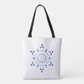 Tote Bag Coeur neigeux (Dos)