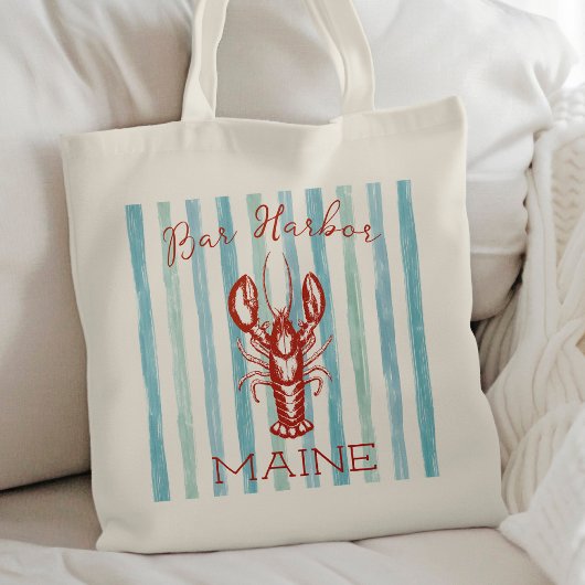 Tote Bag Coeur pêcheur du Maine