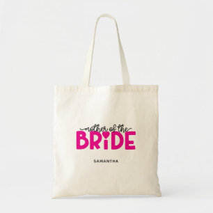 Tote Bag Cœur Rose Chaud, Mère de la Mariée