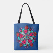 Tote Bag Coeur sacré de coeur flamboyant (Dos)