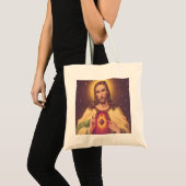 Tote Bag Coeur sacré de Jésus (Devant (produit))