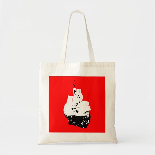 Tote Bag coeur toxique (Devant)