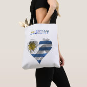 Tote Bag Coeur uruguayen (De près)