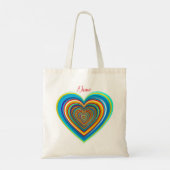 Tote Bag Coeur valentin multicolore Thunder_Cove (Dos)
