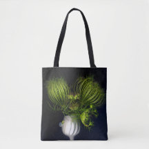 Coeur vert en noir