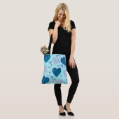 Tote Bag Coeurs (Sur le modèle)