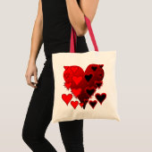 Tote Bag Coeurs (Devant (produit))