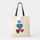 Tote Bag Cœurs (Dos)