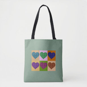 TOTE BAG COEURS A-MAZE-ING