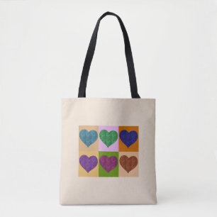 TOTE BAG COEURS A-MAZE-ING
