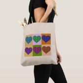 TOTE BAG COEURS A-MAZE-ING (De près)