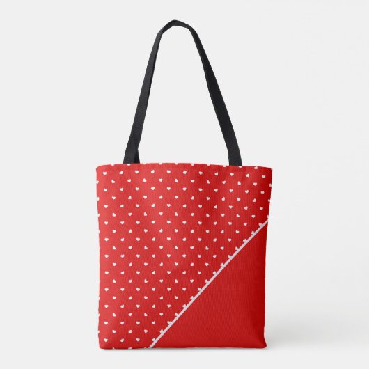 Tote Bag Cœurs à pois (Dos)