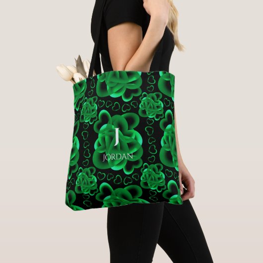Tote Bag Coeurs beaucoup Motif (De près)