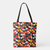 Tote Bag Coeurs colorés (Dos)
