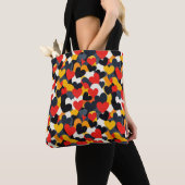 Tote Bag Coeurs colorés (De près)