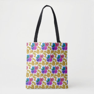 Tote Bag Coeurs colorés Design partout sur papier