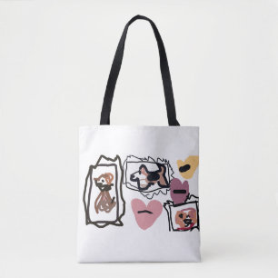 Tote Bag Cœurs de beagle