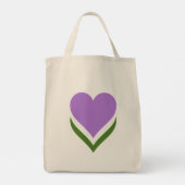 Tote Bag Coeurs de fierté de genre (Dos)